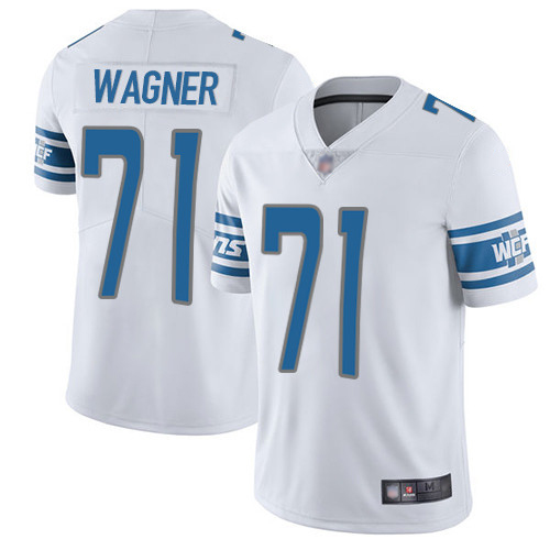 Detroit Lions Limited White Men Ricky Wagner Road Jersey NFL Football 71 Vapor Untouchable